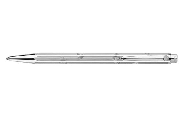 ECRIDOR™ ZEN Platinum Set Ballpoint Pen & Leather Case – Special Edition