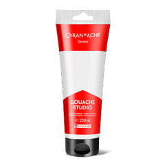 Tube 250 ml Gouache Studio Weiss