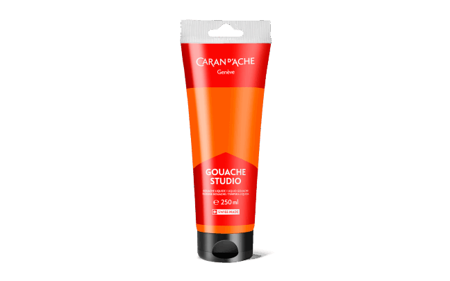 Tube 250 ml Gouache Orange