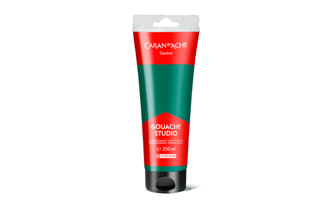 Tube 250 ml Gouache Emerald green