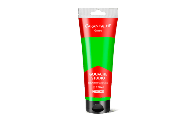 Tube 250 ml Gouache Yellow green