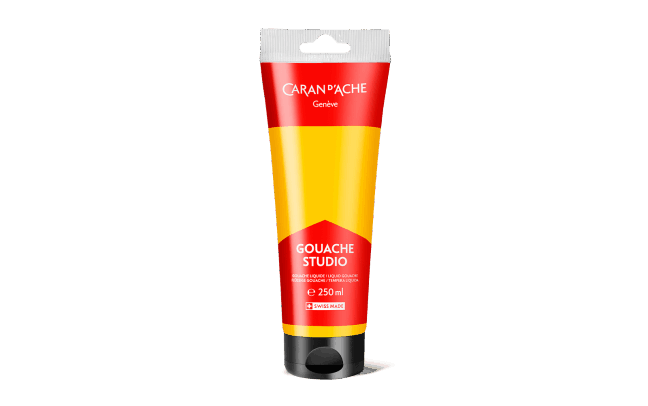 Tube 250 ml Gouache Primary yellow