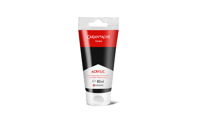 Tube 80 ml Acrylic Schwarz
