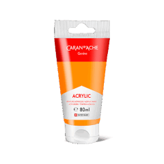 Tubo 80 ml Acrilico Arancio