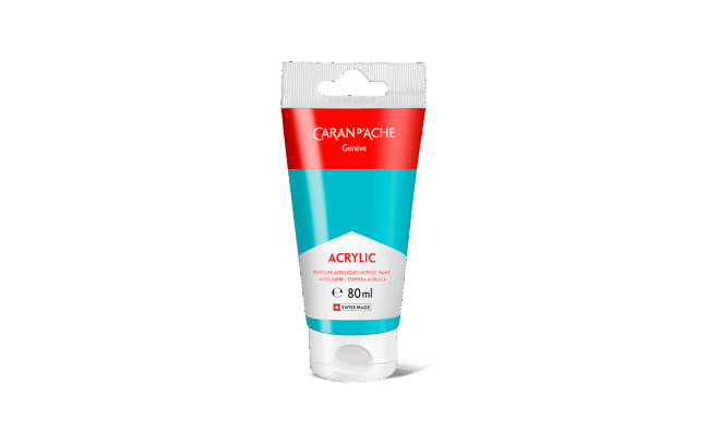 Tube 80 ml Acrylic Turquoise blue