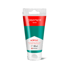 Tube 80 ml Acrylic Smaragdgrün