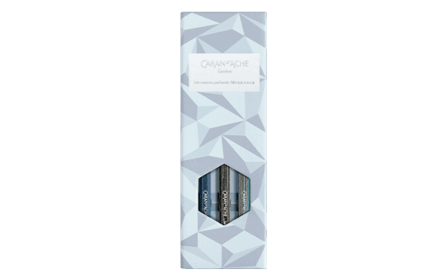 Box 3 Scented Pencils La Maison Alpine Frost