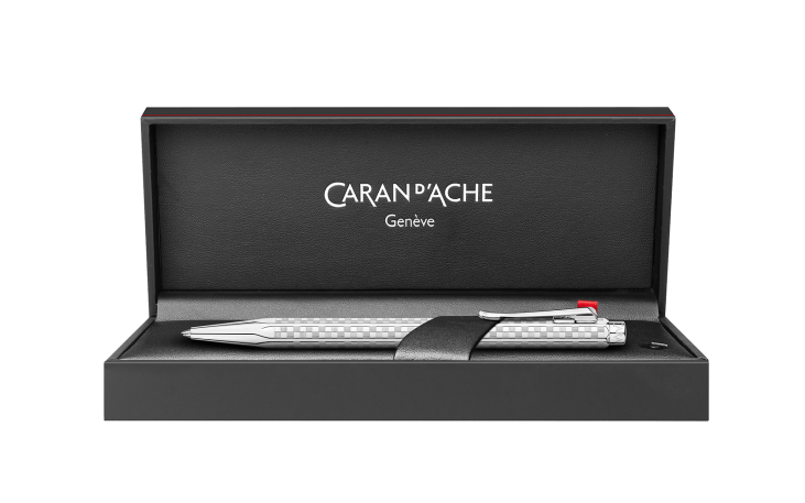 【美品】CARAN D'ACHE ボールペン　エクリドールダミエ　シルバー エクリドール ダミエ シルバー ボールペン | Caran d'Ache JP