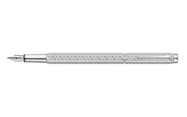 Füllfederhalter Ecridor™ Damier Silbergrau