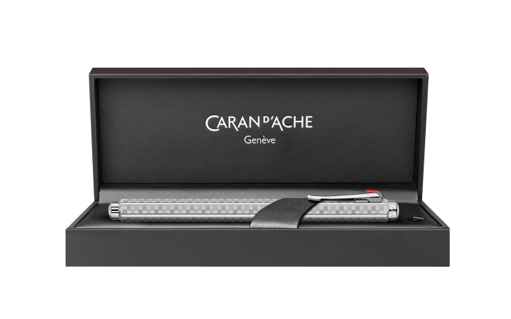 エクリドール ダミエ シルバー 万年筆 EF | Caran d'Ache JP