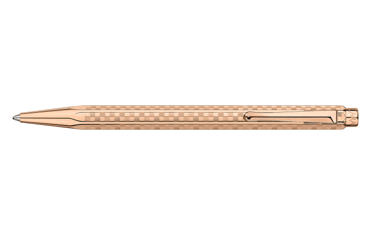 Caran d'Ache ボールペン ダミエ　ローズゴールド h_set-ballpoint-pen-ecridor-