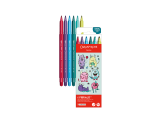 Set Kawaii 6 Feutres Fibralo™ Funny Monsters