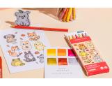 Set Kawaii 6 Feutres Fibralo™ Cute Animals