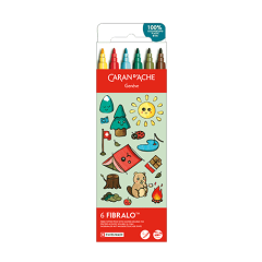 Set Kawaii 6 Pennarelli Fibralo™ Swiss Mountain