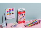Set Kawaii 12 Matite Colorate Swisscolor Acquerellabili Candy World