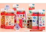 Set Kawaii 12 Matite Colorate Swisscolor Acquerellabili Candy World