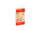 Set Kawaii 12 Matite Colorate Swisscolor Acquerellabili Cute Animals