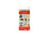 Set Kawaii 12 Matite Colorate Swisscolor Acquerellabili Swiss Mountain
