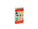 Set Kawaii 12 Matite Colorate Swisscolor Acquerellabili Swiss Mountain