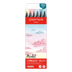 Set 6 Fasermaler Fibralo™ Brush Pastel