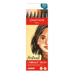 Set 6 Fasermaler Fibralo™ Brush Portrait